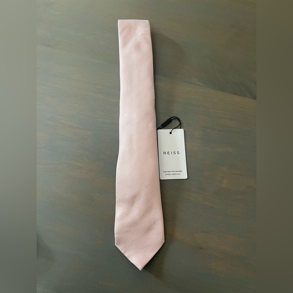 Reiss Other - Reiss Pink Silk Blend Men's Tie